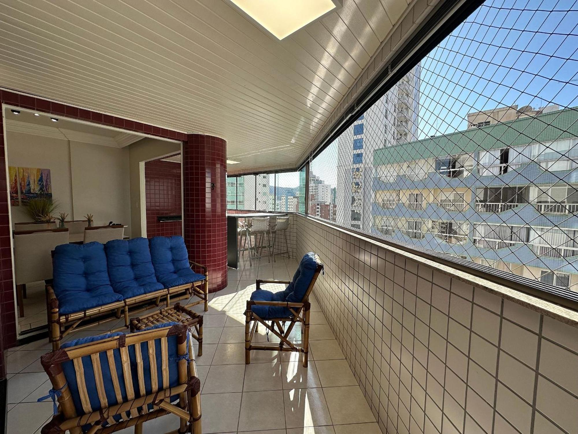 Ct03- 2 Quartos| Vista Mar| Tela Protecao| Churras Apartamento *